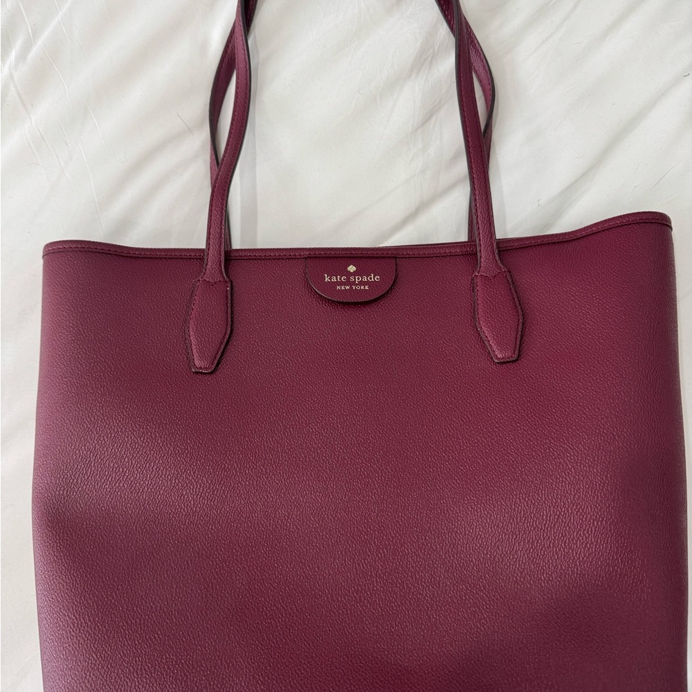 Kate Spade Burgundy Tote Bag